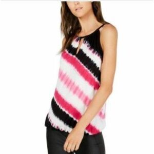 Inc Tie-dyed Halter Studded Tank Shirt Top, SZ XXL, NWT